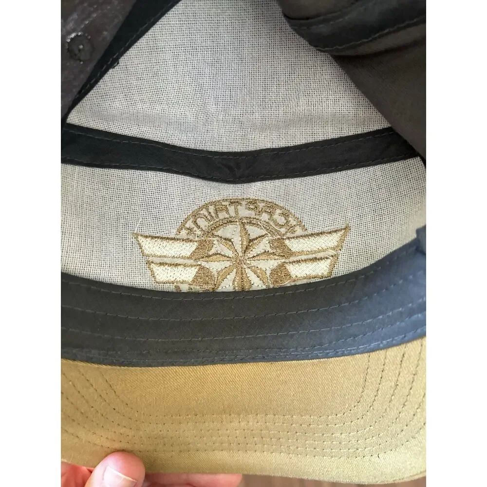Captain Marvel Marvel Comics Gray Biege Snapback Hat 6 Panel Avengers Endgame